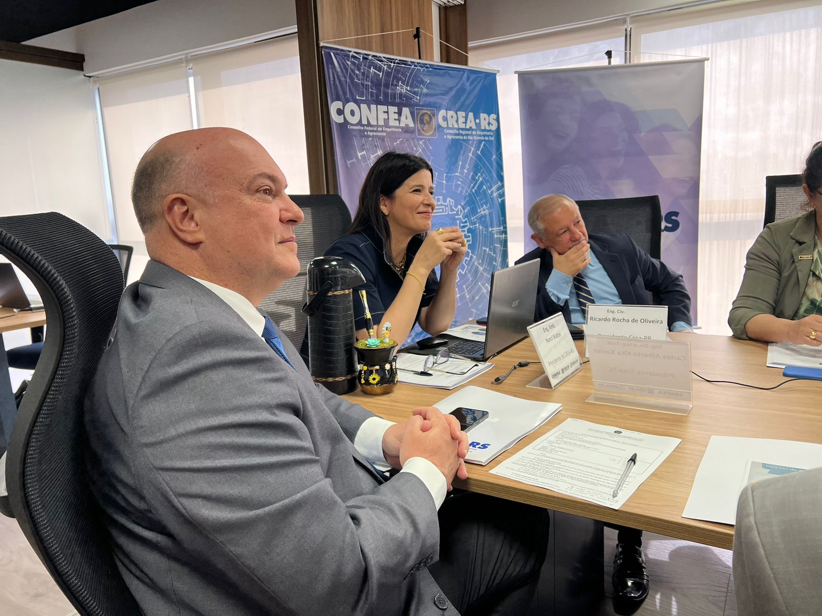 Presidentes discutiram a proposta do CreaSul de instituição de exame de suficiência unificado do Sistema Confea/Crea e Mútua 
